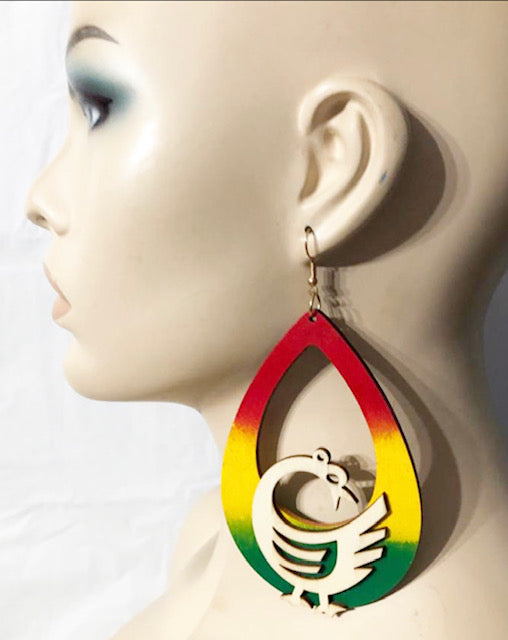 The Bird Traditional Earrings