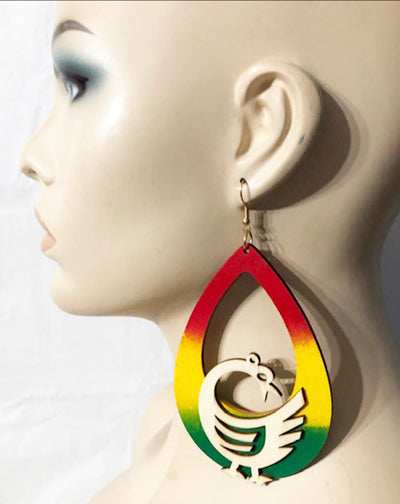 The Bird Traditional Earrings