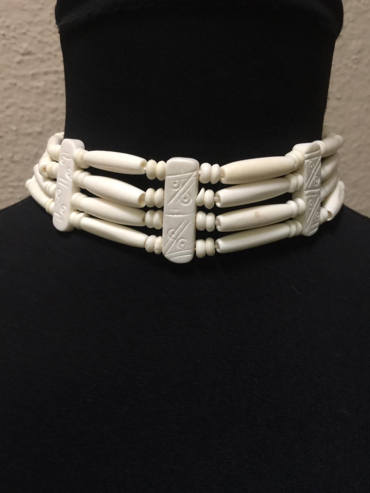 Buffalo Bone Choker Necklaces