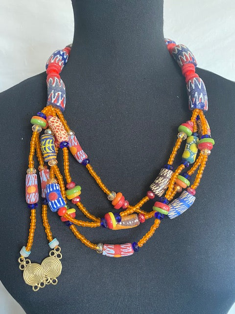 Native Stone Bead Necklace