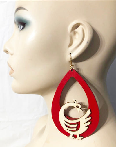 The Bird Traditional Earrings