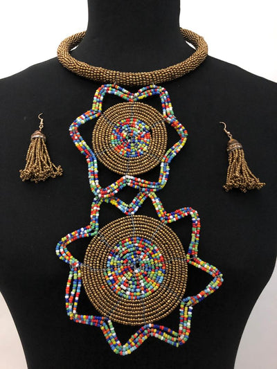 Maasai Necklaces and Earrings