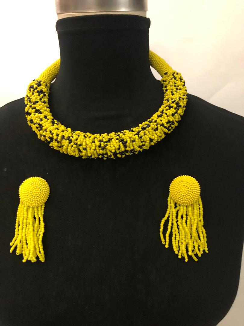 Maasai Necklace And Earring Set