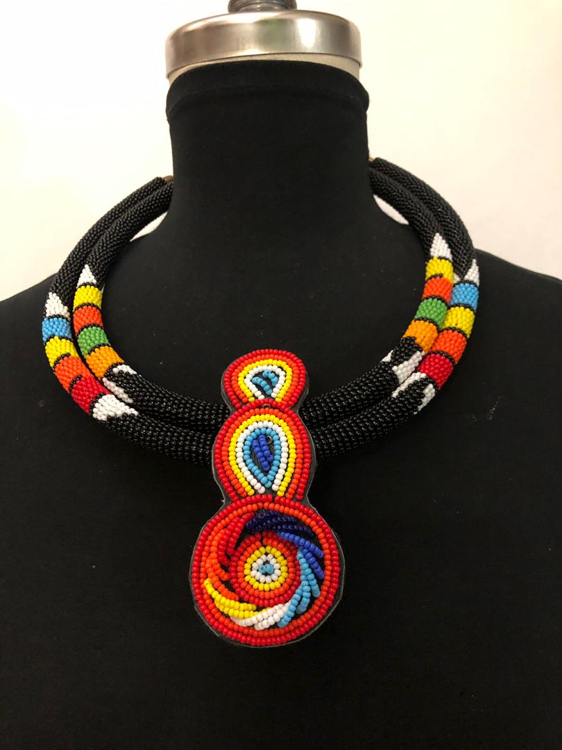 Double Collar Massai Necklace
