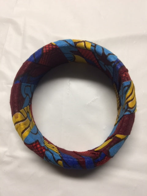 Fabric Wrap Wide Bangles