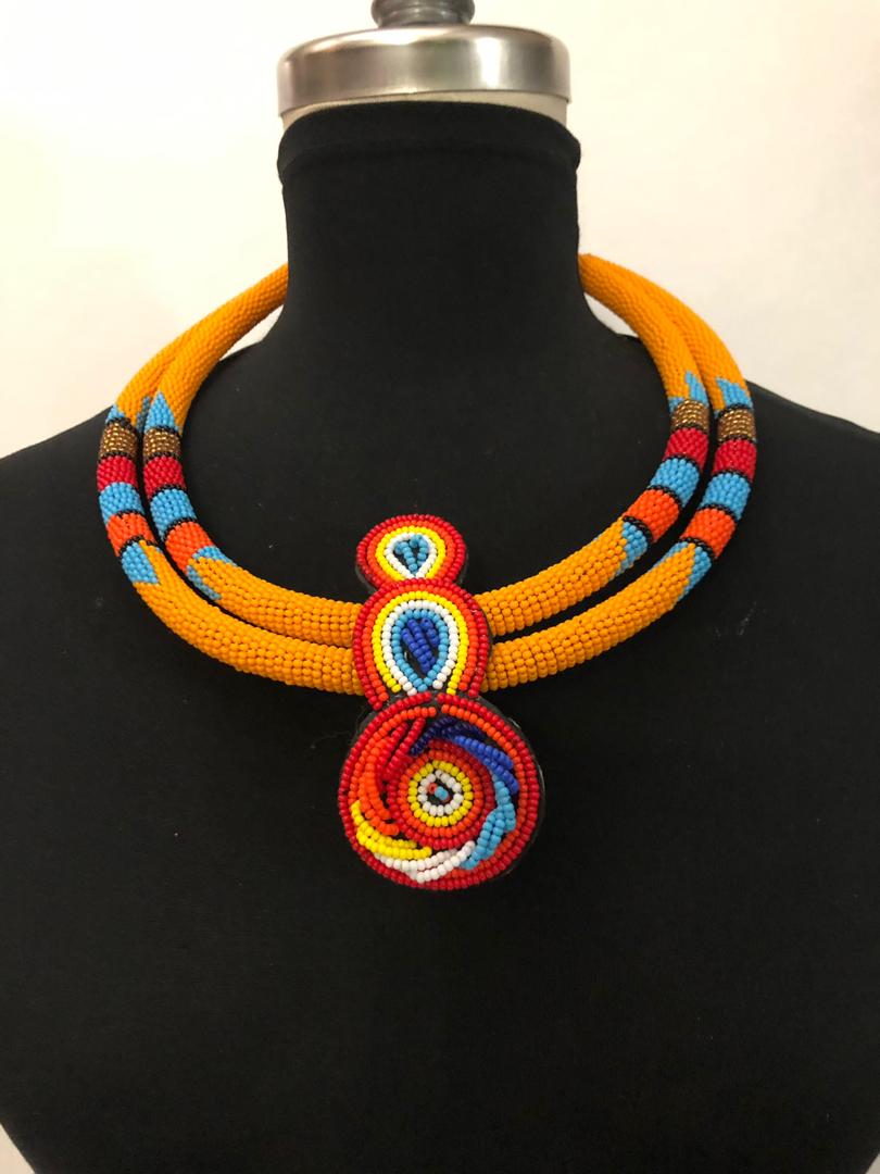 Double Collar Massai Necklace
