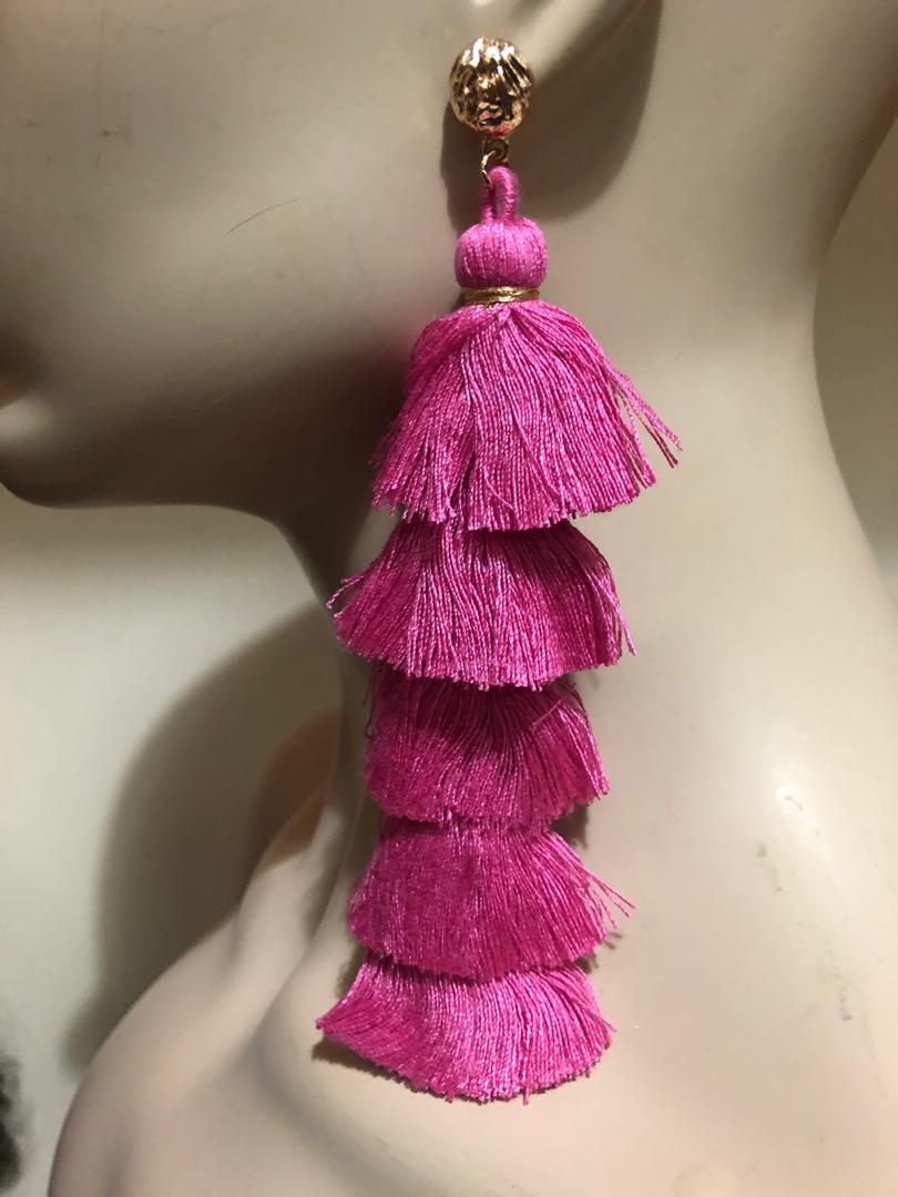 Long  Fringe Earrings