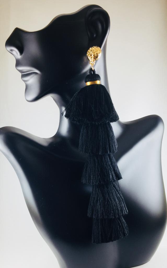 Long  Fringe Earrings