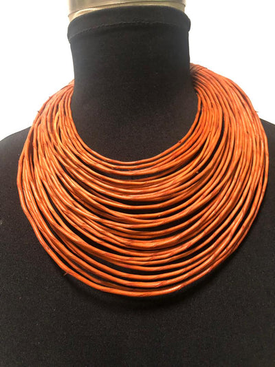 Leather Strands Medium Necklace