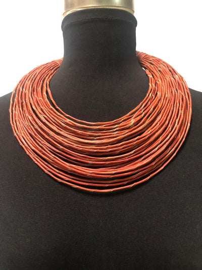 Leather Strands Medium Necklace