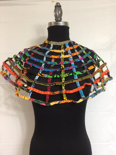 Ankara Fabric small Fabric Cape