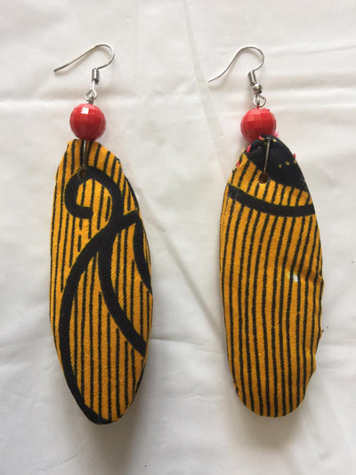 Fabric Slim Earrings