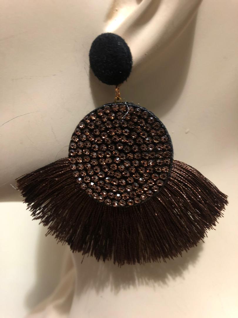 Glitter Fringe Earrings