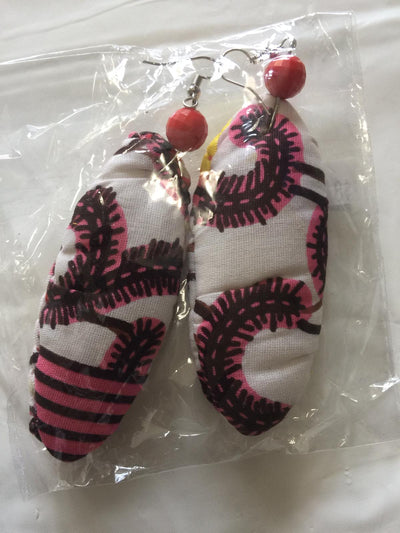 Fabric Slim Earrings