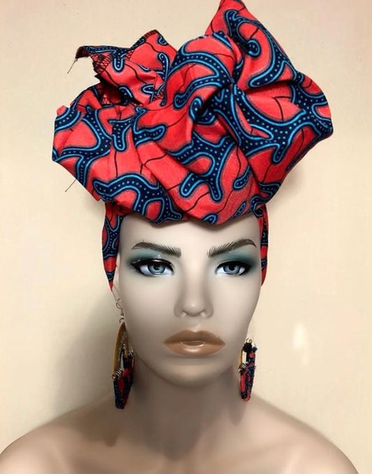 Zola Head Wrap And Earring