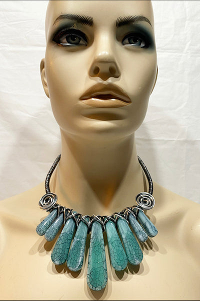 Oval Costume Necklace