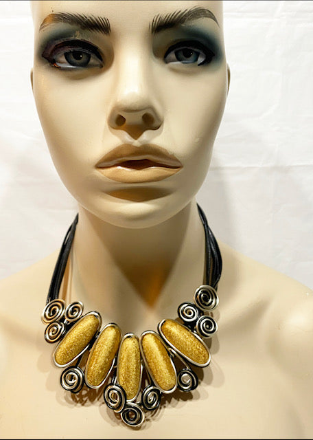 Oval Costume Necklace