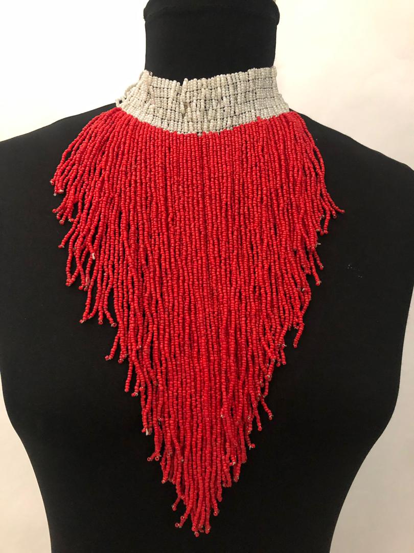 Bead Vee Necklace