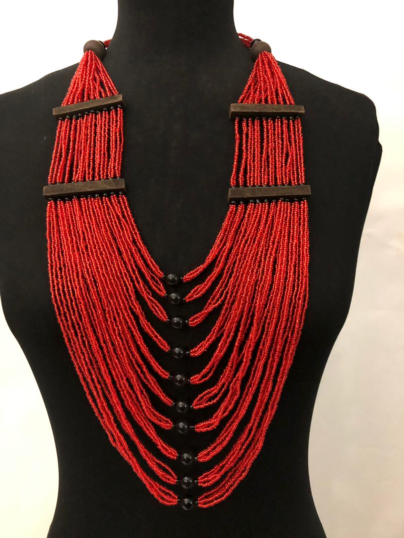Bead Heart Necklace