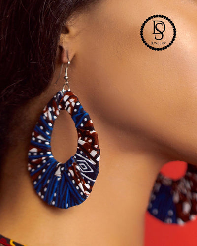 Fabric Koso Earrings