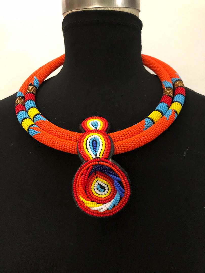 Double Collar Massai Necklace