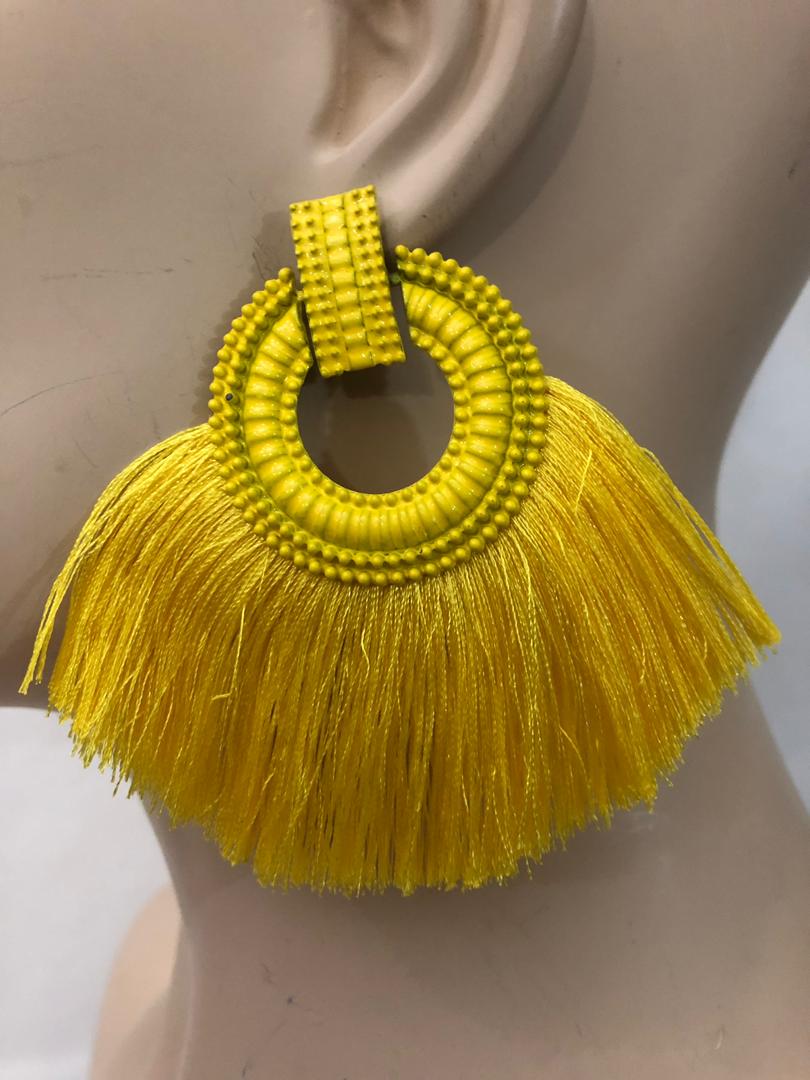 Matted Fringe Earrings