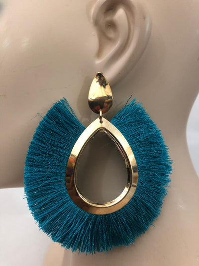 Circle Fringe Earrings