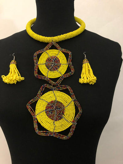 Maasai Necklaces and Earrings