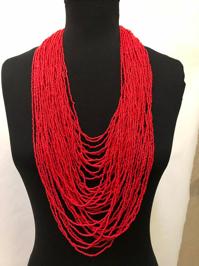 Waterfall Bunch Bead Necklace