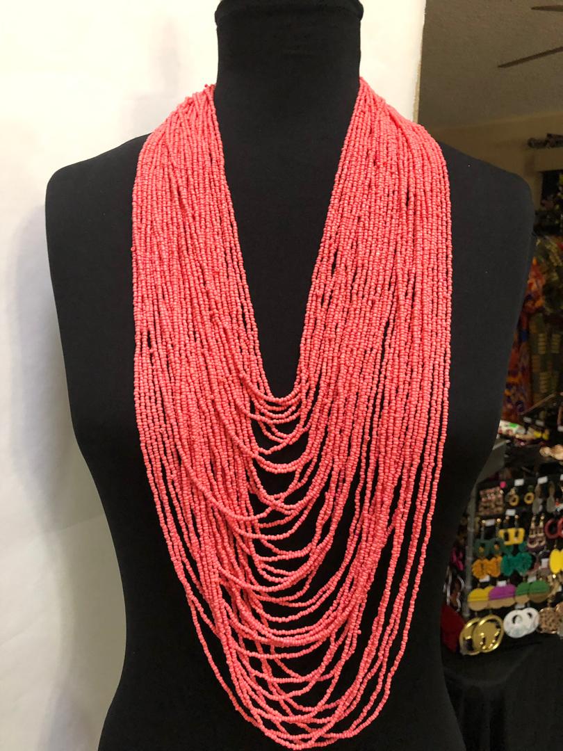 Waterfall Bunch Bead Necklace