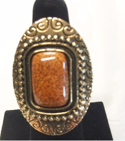 Carvy Gold Free Size Rings