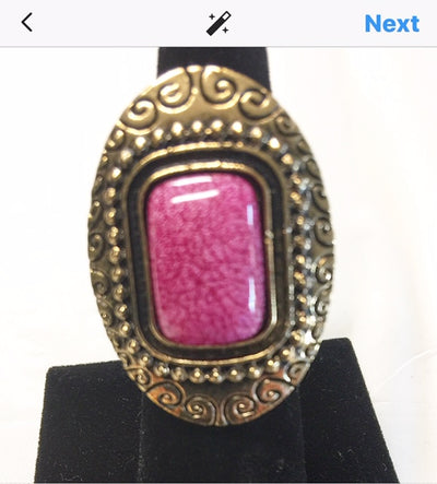Carvy Gold Free Size Rings