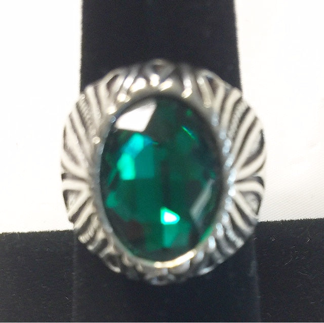 Glass Stone Rings