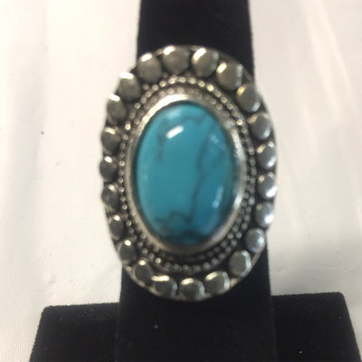 Blue Stone Small Free Size Rings