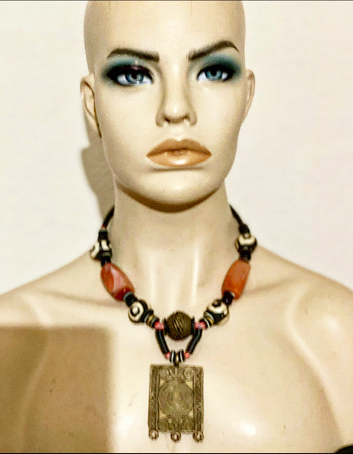 Bonze Classic Bead Necklace