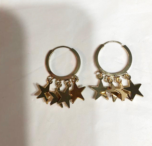 Dainty Small Gold Costume Earrings