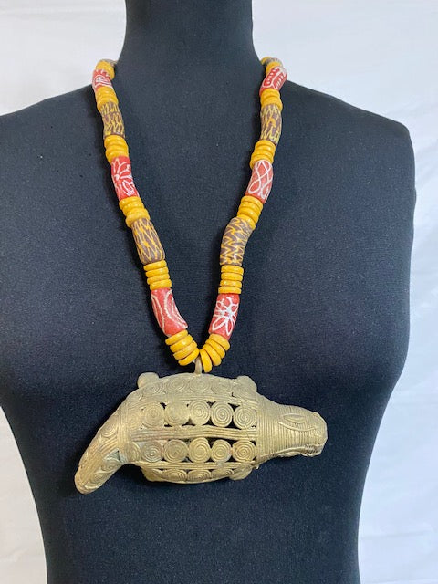 Big Pendant African Necklace