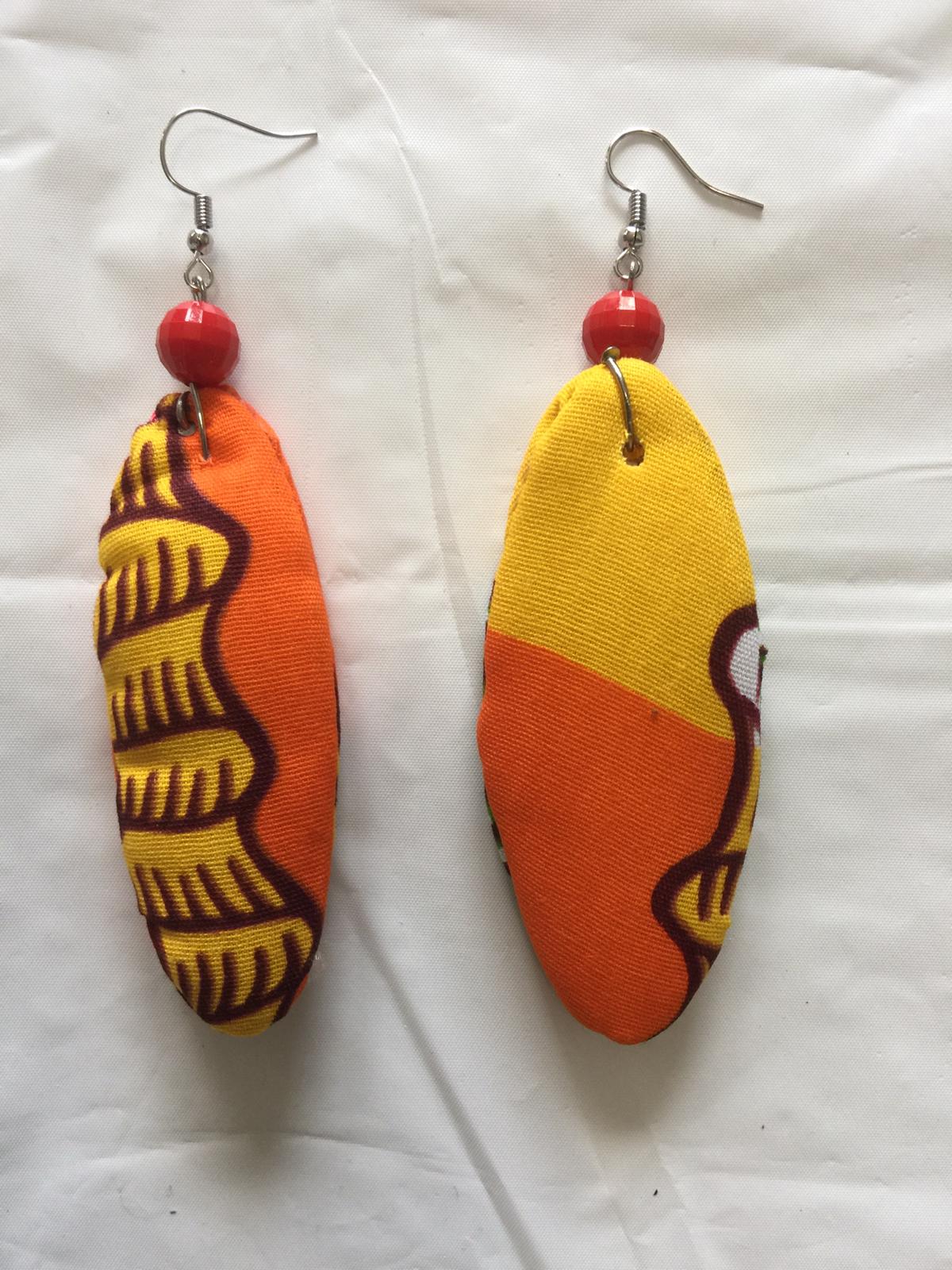 Fabric Slim Earrings