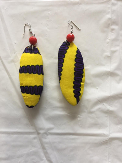 Fabric Slim Earrings