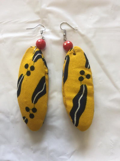 Fabric Slim Earrings