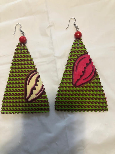 Fabric Wrap Earrings