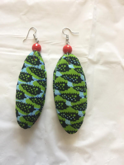 Fabric Slim Earrings