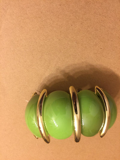 Spring Oval Heishi Ball Bead Bracelet