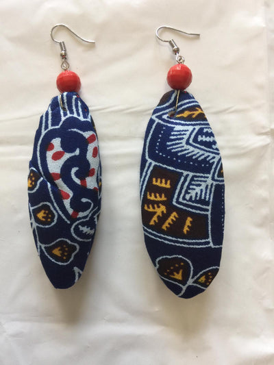 Fabric Slim Earrings