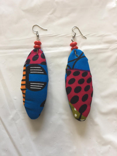 Fabric Slim Earrings