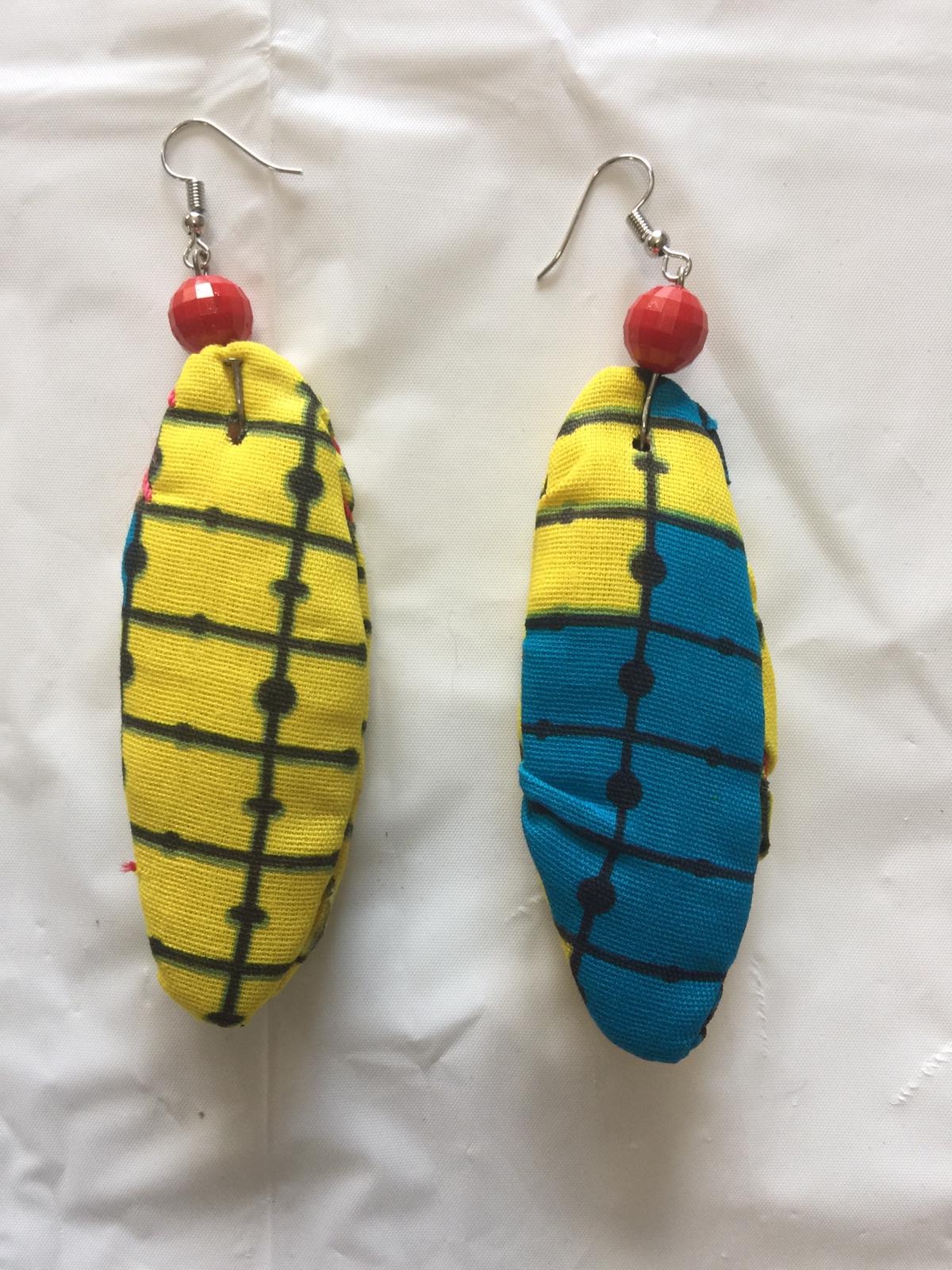 Fabric Slim Earrings