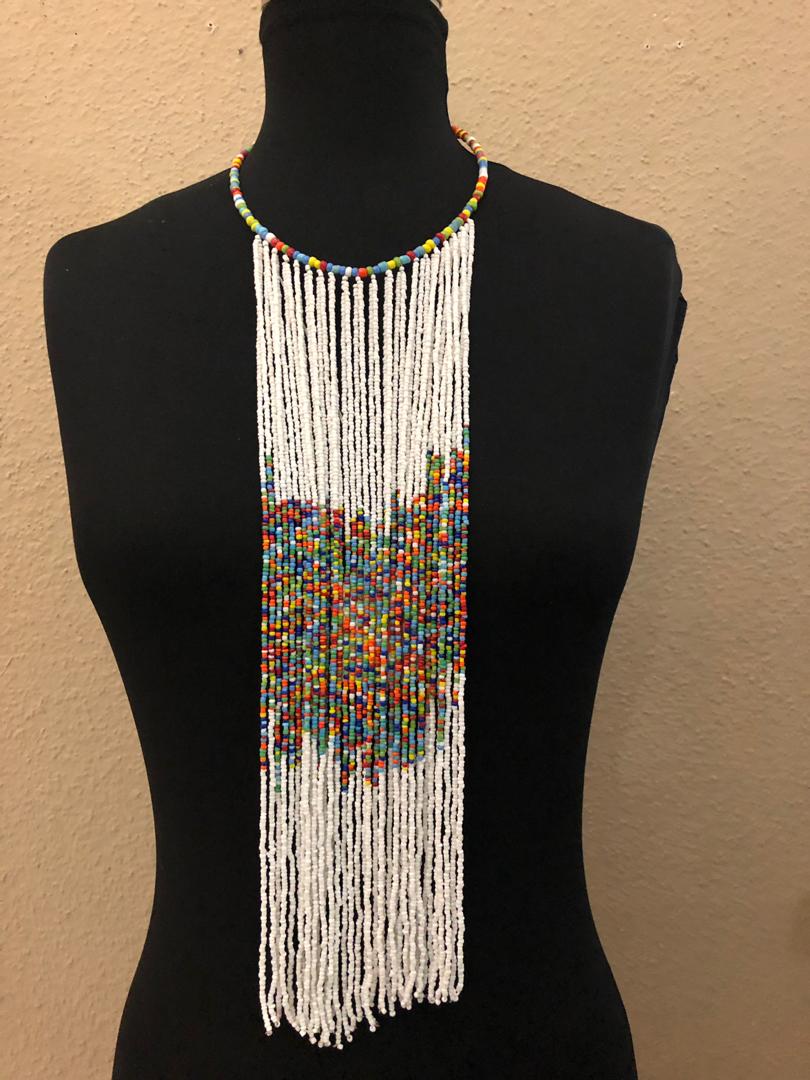 Single Drips Bead Necklace