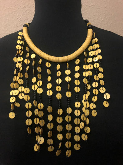Koffee Bead Drip Necklace
