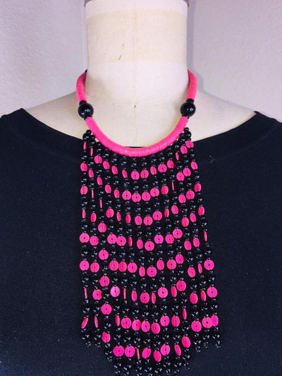 Koffee Bead Drip Necklace