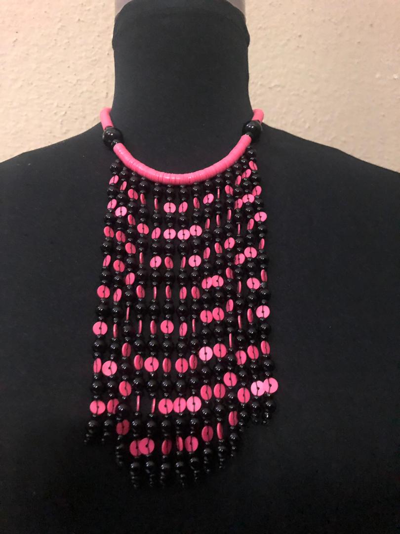 Koffee Bead Drip Necklace